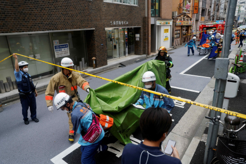 В Токио произошел взрыв в здании
