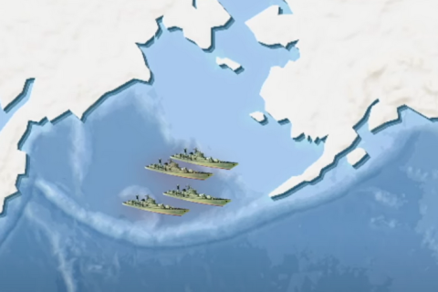 Китай и Россия проводят совместные военно-морские учения