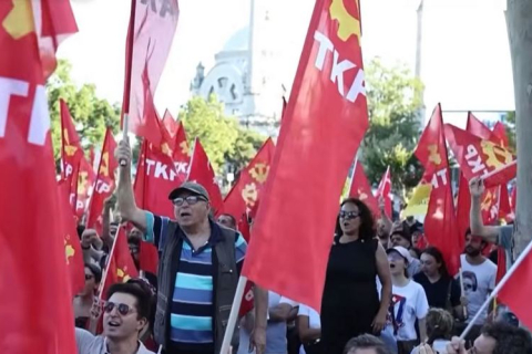 Близько 100 осіб затримано під час антинатовського маршу лівих груп у Туреччині (ВІДЕО)