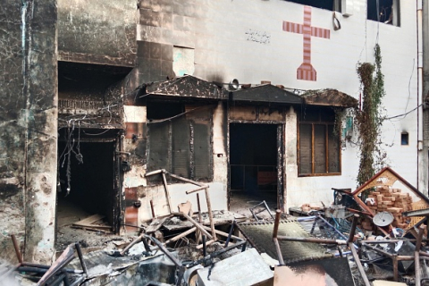 Пакистан: поджог церквей после обвинений в богохульстве
