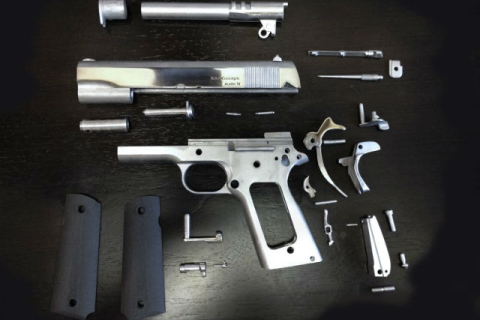 3D-принтер надрукував перший пістолет з металу