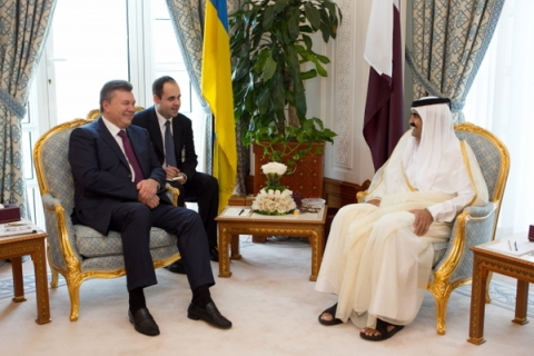 Янукович запросив бізнесменів Катару інвестувати в проект «Олімпійська надія-2022»
