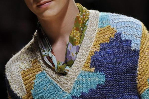 Неделя моды в Милане: Мужская коллекция Missoni 2009 (фотообзор)