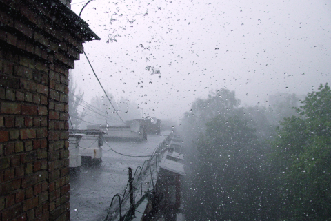 У Києві пройшли сильні зливи