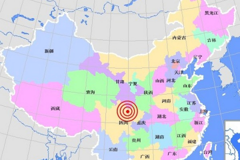 В провинции Сычуань произошёл очередной подземный толчок