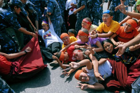 Поліція розігнала демонстрацію тибетських активістів (фотоогляд)