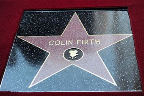 Звезда Колина Ферта засияла на Аллее славы в Голливуде