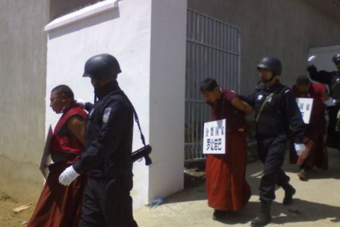 Тибетський монах з провінції Цінхай вчинив самоспалення