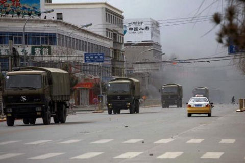 Многочисленные акции протеста вспыхнули в Тибете (фотообзор)
