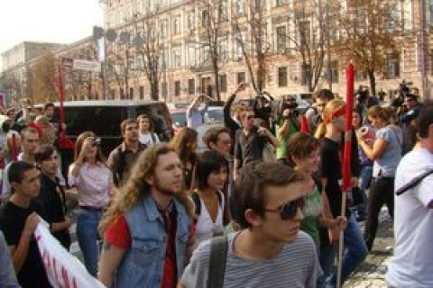 Студенти Києва оголосили про початок безстрокової акції протесту