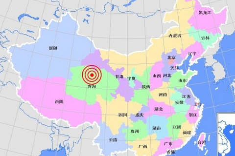 Сильное землетрясение произошло в китайской провинции Цинхай