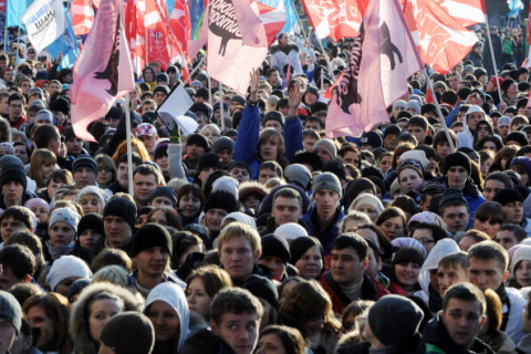 В Санкт-Петербурге задержано около 250 митингующих