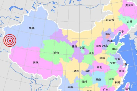 Землетрясение силой более 5 баллов произошло на западе Китая