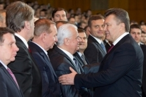 На святковій зустрічі з нагоди Дня Соборності та Свободи зустрілися всі президенти України