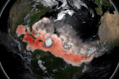 На острова Карибского бассейна движется ураган Катя