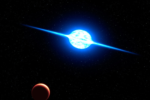 Астрономы обнаружили звезду с самой высокой скоростью вращения