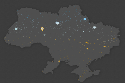 В Мережі з'явилася карта єдності України