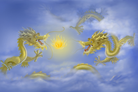 Наступил китайский новый год — год дракона
