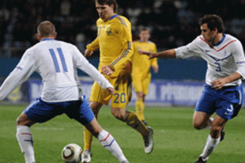 Сборная Украины вышла на чемпионат Европы 2011 года