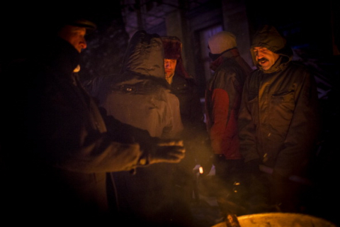 Євромайданівці пережили найбільш холодну ніч