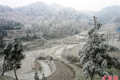 Часть Китая страдает от аномально низкой температуры и обильных осадков