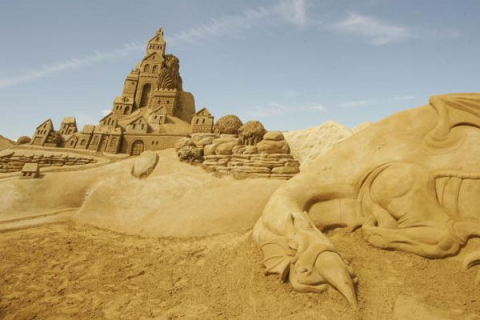 Фестиваль пісочних скульптур у Бельгії (фотоогляд)