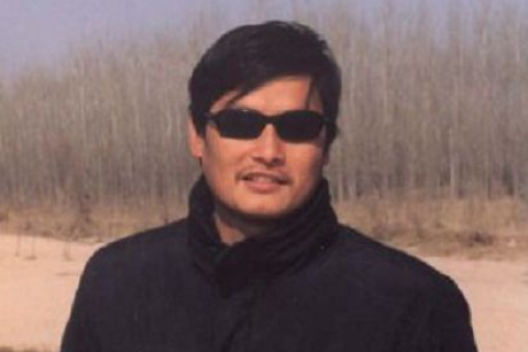 Арештований сліпий китайський адвокат із прав людини