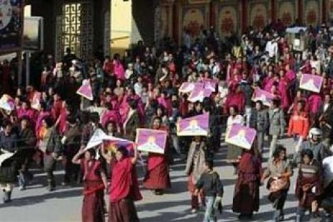 Тибетский монах поджёг себя в знак протеста против политики режима КНР