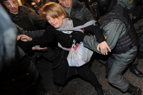 Арешти в Москві вражають: затримано близько 600 осіб