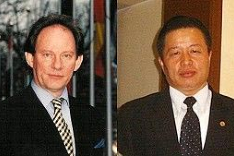 Віце-президент Парламенту Європи пан Едвард Мак Міллен-Скотт і китайський правозахисник Гао Чжішен обговорили ситуацію з правами людини в Китаї