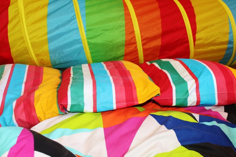 Выбор постельного белья по его цвету