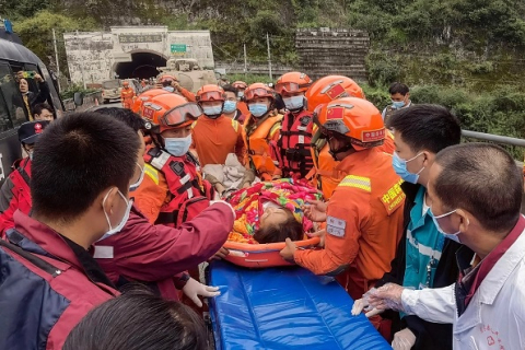 Землетрясение в Китае: не менее 65 погибших