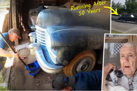 Сын-механик отремонтировал «Кадиллак» 102-летнего отца, который не ездил 50 лет, чтобы совершить последнее путешествие