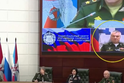 Російського адмірала показали в ефірі після його ймовірної загибелі (ВІДЕО)