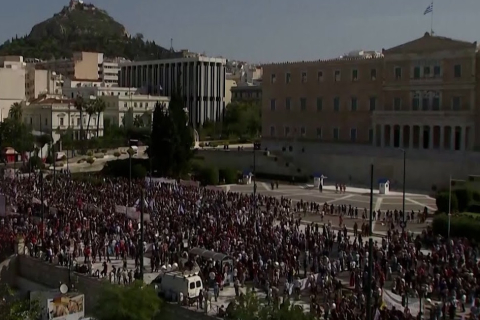 Працівники в Греції страйкують проти змін у трудовому законодавстві (ВІДЕО)