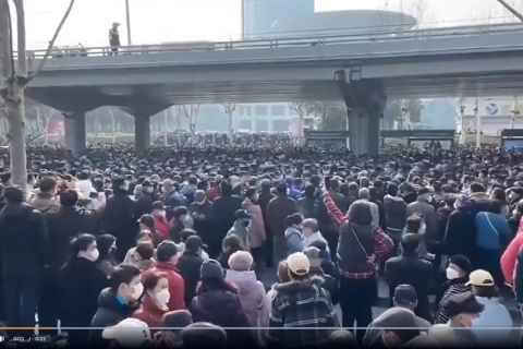 Китайцы протестуют против ограничений на медицинское страхование и начинают "революцию белых волос"