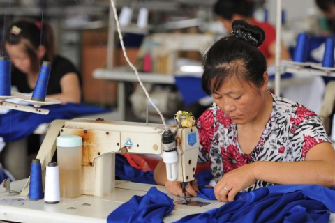 Швейная промышленность Китая пошла на спад