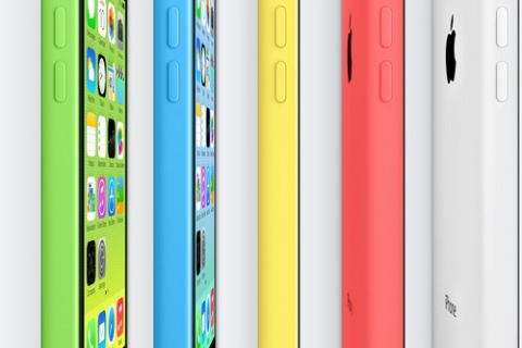 Радуга на iPhone 5c