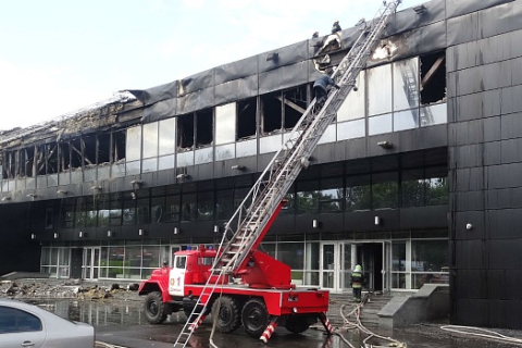 Колесников намерен восстановить сожжённую террористами арену «Донбасс»