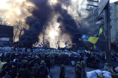 Киев снова в огне
