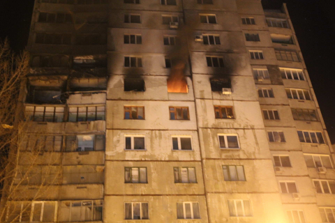 В Харьковской высотке в результате взрыва погибли люди