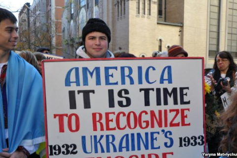 На Манхэттене украинцы почтили память жертв Голодомора