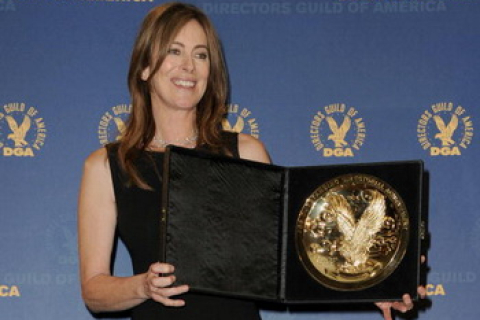Кэтрин Бигилоу - первая женщина, удостоенная приза гильдии Кинорежиссеров США 