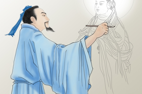 У Даоцзы — бог живописи Китая