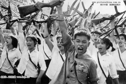 Исторические фото Китая: Город Гуанчжоу во время Культурной революции