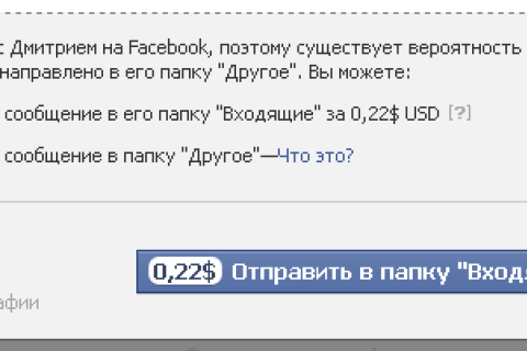 Facebook вводит плату за сообщения незнакомцам