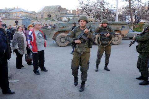 Российские спецназовцы захватили батальон украинских морпехов в Феодосии