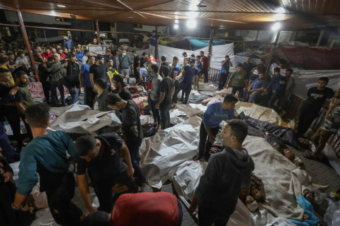 Після вибуху в лікарні Гази загинули сотні людей (ВІДЕО)