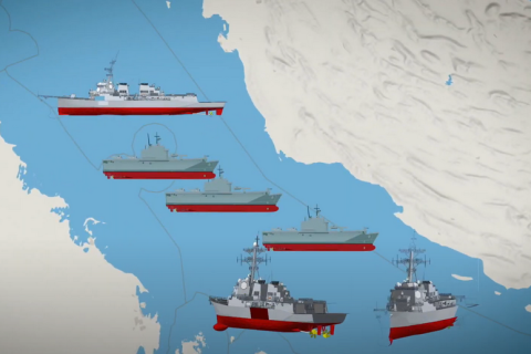 Китай розмістив шість військових кораблів на Близькому Сході (ВІДЕО)