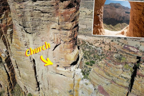 Испытание веры через опасное паломничество к монолитной пещерной церкви на севере Эфиопии